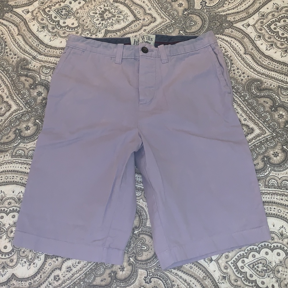 Jack wills men’s light blue/purple shorts